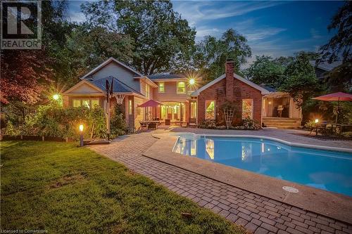 3021 Lakeshore Road, Burlington, ON - Outdoor With In Ground Pool