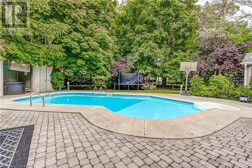 3021 Lakeshore Road, Burlington, ON - Outdoor With In Ground Pool With Backyard