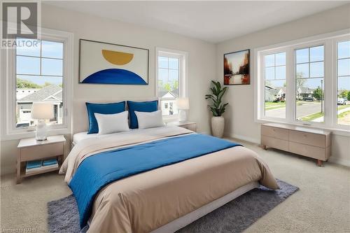 Virtually Staged - Interior Design Possibilities - 2 Bromley Drive, St. Catharines, ON - Indoor Photo Showing Bedroom