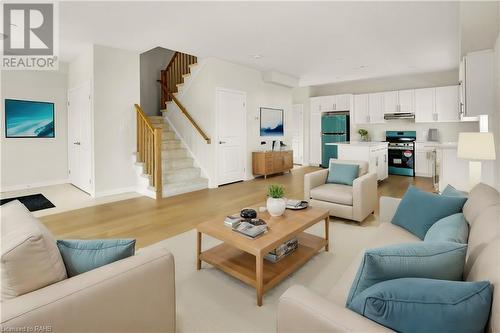 Virtually Staged - Interior Design Possibilities - 2 Bromley Drive, St. Catharines, ON - Indoor Photo Showing Living Room