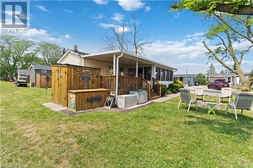 Deck boxes and Shed - 1501 Line 8 Road Unit# 503, Queenston, ON - Outdoor With Deck Patio Veranda