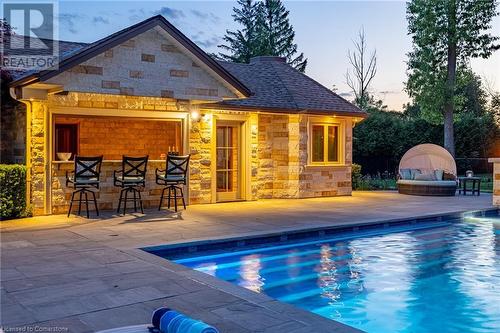 2633 Bluffs Way, Burlington, ON - Outdoor With In Ground Pool With Deck Patio Veranda