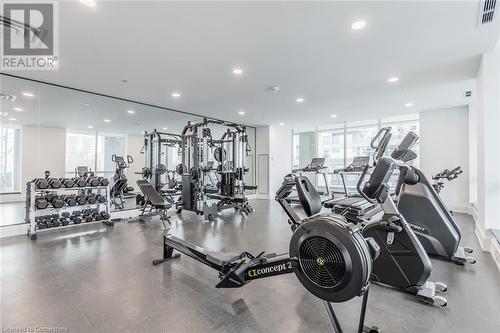 2060 Lakeshore Road Unit# 1401, Burlington, ON - Indoor Photo Showing Gym Room