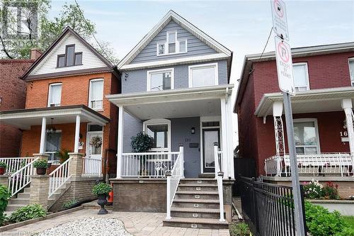 161 Oak Avenue, Hamilton, ON - Outdoor With Deck Patio Veranda With Facade