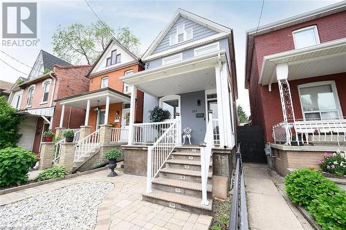 161 Oak Avenue, Hamilton, ON - Outdoor With Deck Patio Veranda With Facade