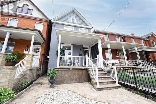 161 Oak Avenue, Hamilton, ON - Outdoor With Deck Patio Veranda With Facade