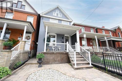 161 Oak Avenue, Hamilton, ON - Outdoor With Deck Patio Veranda With Facade