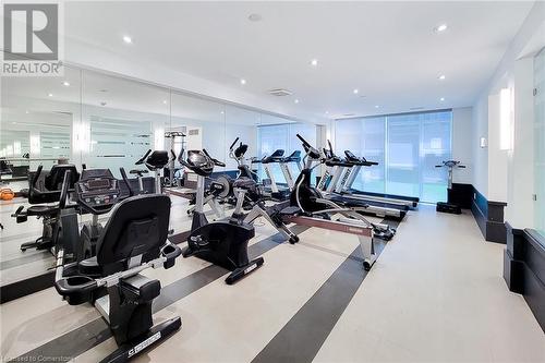 10 Concord Place Unit# 516, Grimsby, ON - Indoor Photo Showing Gym Room