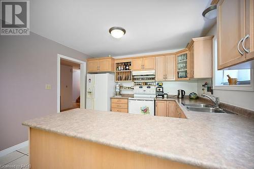 543 John Street N, Hamilton, ON - Indoor Photo Showing Kitchen With Double Sink