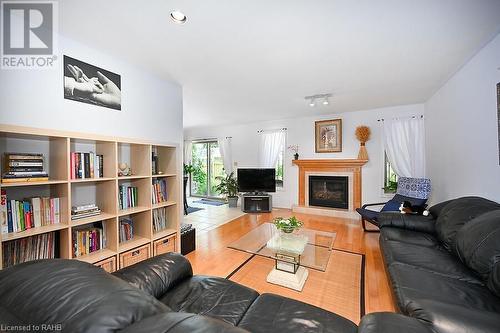 543 John Street N, Hamilton, ON - Indoor Photo Showing Living Room With Fireplace