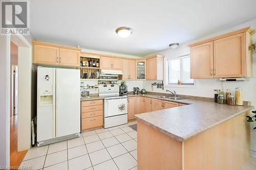 543 John Street N, Hamilton, ON - Indoor Photo Showing Kitchen With Double Sink