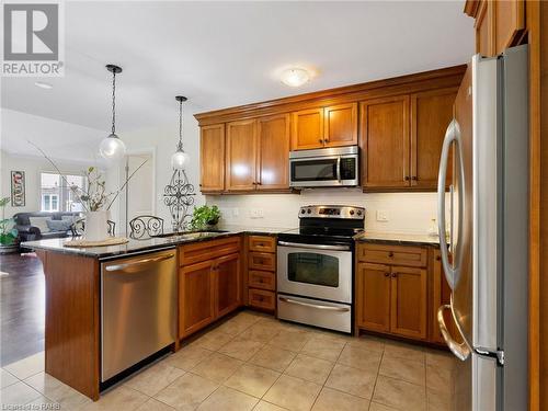 Stainless steel appliances - 34 Gamble Lane, Port Dover, ON - Indoor Photo Showing Kitchen