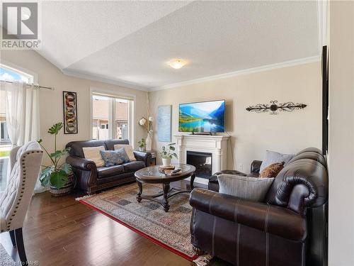 Open Concept - 34 Gamble Lane, Port Dover, ON - Indoor Photo Showing Living Room With Fireplace