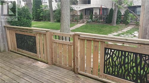 1042 Falgarwood Drive Unit# 105, Oakville, ON - Outdoor With Deck Patio Veranda