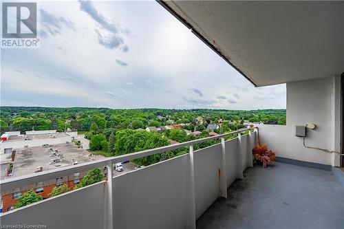 Enjoy Escarpment & Sunset views to the north west from the spacious balcony. - 2055 Upper Middle Road Unit# 1008, Burlington, ON - Outdoor With Balcony With View With Exterior