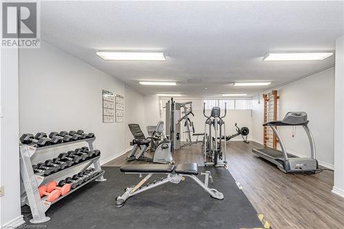 2055 Upper Middle Road Unit# 1008, Burlington, ON - Indoor Photo Showing Gym Room