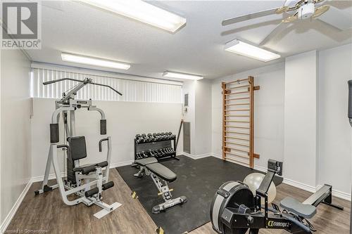 2055 Upper Middle Road Unit# 1008, Burlington, ON - Indoor Photo Showing Gym Room