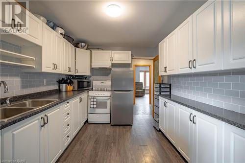 968 Main Street E, Hamilton, ON - Indoor Photo Showing Kitchen With Double Sink