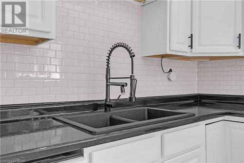 256 Wellington Street N, Hamilton, ON - Indoor Photo Showing Kitchen With Double Sink