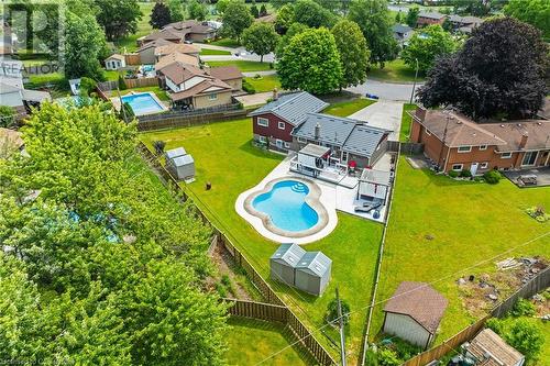 8371 Ares Court, Niagara Falls, ON - Outdoor With Above Ground Pool With View