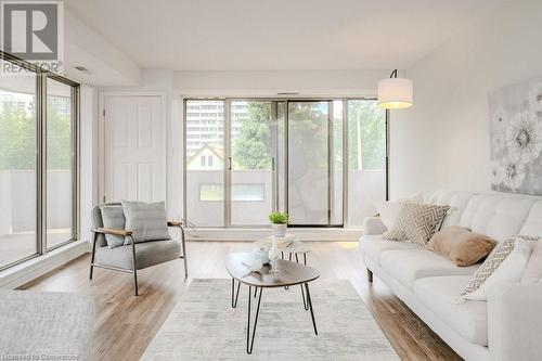 67 Caroline Street S Unit# 302, Hamilton, ON - Indoor Photo Showing Living Room