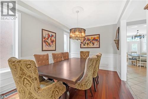 16 Gristmill Place, Hamilton, ON - Indoor Photo Showing Dining Room