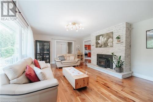 5662 Wesson Road, New Tecumseth, ON - Indoor Photo Showing Living Room With Fireplace