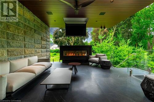 865 Glenwood Avenue, Burlington, ON - Outdoor With Fireplace With Exterior