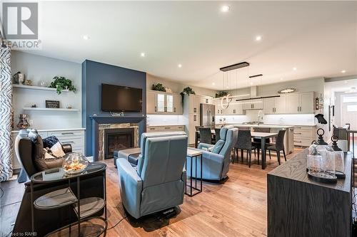 9245 Shoveller Drive Unit# 2, Niagara Falls, ON - Indoor Photo Showing Living Room With Fireplace