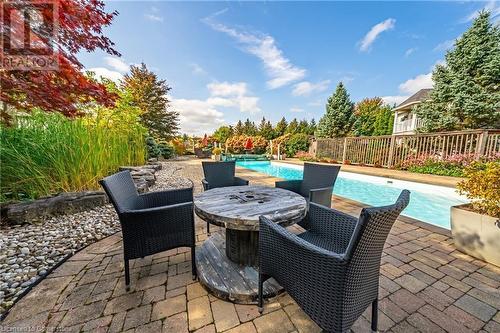 70 Oak Avenue, Dundas, ON - Outdoor With In Ground Pool With Deck Patio Veranda With Backyard