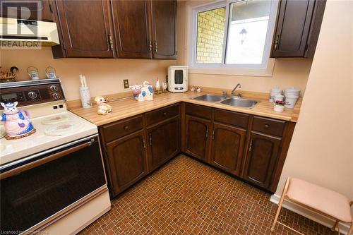 2 Westdale Avenue, Port Dover, ON - Indoor Photo Showing Kitchen With Double Sink