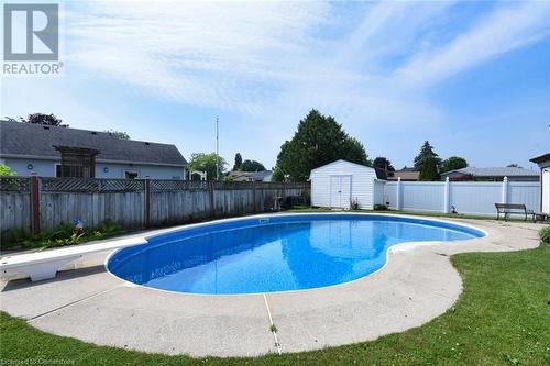 2 Westdale Avenue, Port Dover, ON - Outdoor With In Ground Pool With Backyard