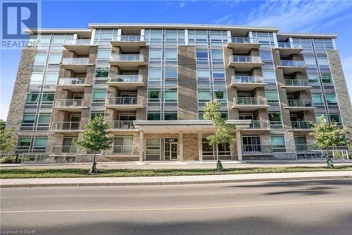 467 Charlton Avenue E Unit# 202, Hamilton, ON - Outdoor With Balcony With Facade