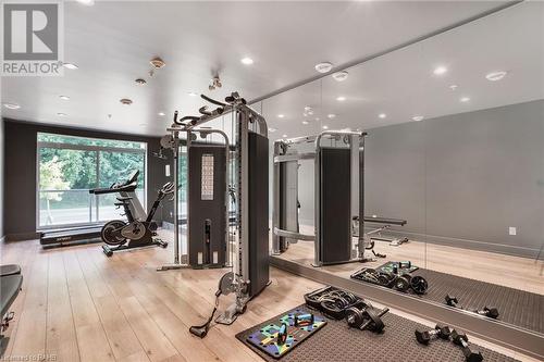 467 Charlton Avenue E Unit# 202, Hamilton, ON - Indoor Photo Showing Gym Room