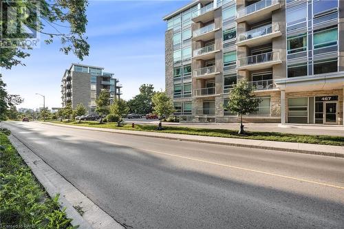 467 Charlton Avenue E Unit# 202, Hamilton, ON - Outdoor With Balcony With Facade