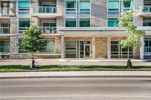 467 Charlton Avenue E Unit# 202, Hamilton, ON - Outdoor With Balcony With Facade