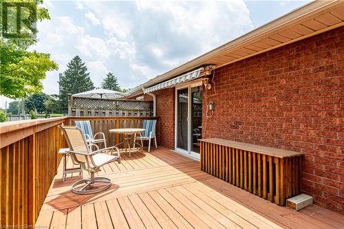 45 Applewood Drive Unit# 3, Brantford, ON - Outdoor With Deck Patio Veranda With Exterior