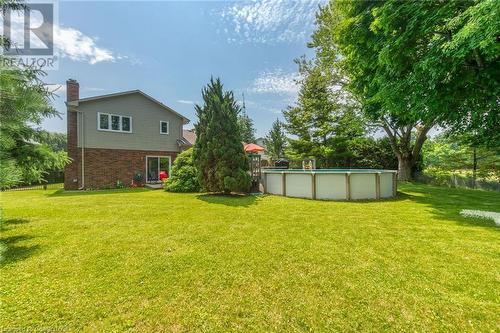 8 Hampton Court, Port Dover, ON - Outdoor With Above Ground Pool