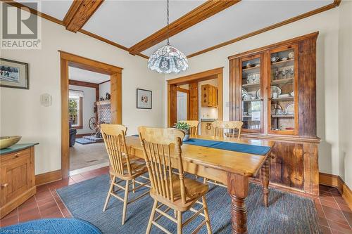 141 Mount Albion Road, Hamilton, ON - Indoor Photo Showing Dining Room