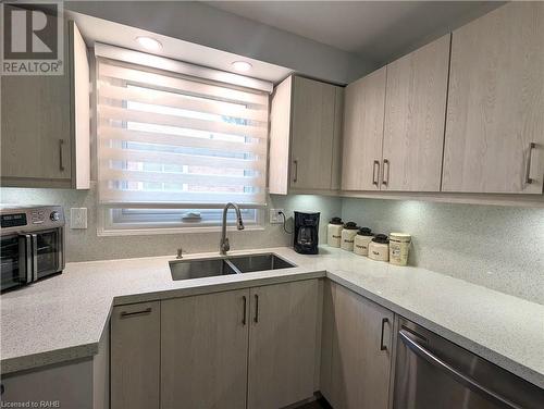 648 Greenhill Avenue, Hamilton, ON - Indoor Photo Showing Kitchen With Double Sink