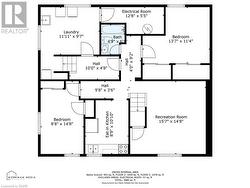 Lower Level Unit Floor Plan - 