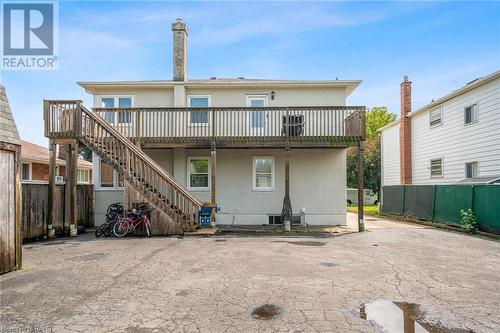 Parking for 4+ vehicles - 19 Fawell Avenue, St. Catharines, ON - Outdoor With Deck Patio Veranda With Exterior