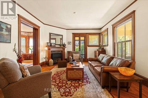 2 Johnson Street, Prince Edward County (Picton), ON - Indoor Photo Showing Living Room With Fireplace