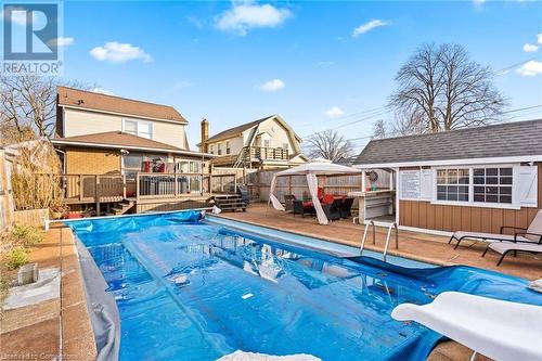 5317 Third Avenue, Niagara Falls, ON - Outdoor With In Ground Pool With Deck Patio Veranda