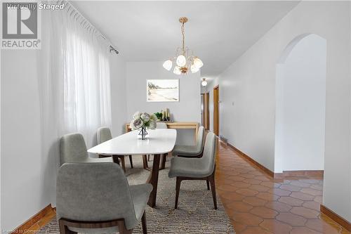 Virtually staged - 373 Mary Street, Hamilton, ON - Indoor Photo Showing Dining Room