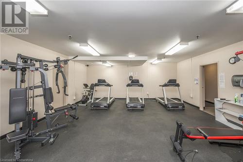 301 Frances Avenue S Unit# 1104, Hamilton, ON - Indoor Photo Showing Gym Room