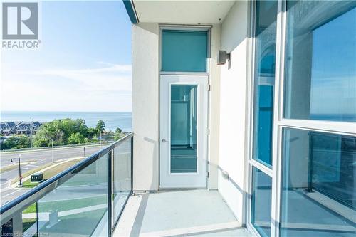 16 Concord Place Unit# 609, Grimsby, ON - Outdoor With Body Of Water With Balcony With Exterior