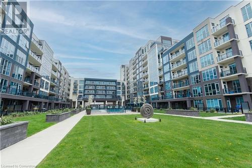 16 Concord Place Unit# 609, Grimsby, ON - Outdoor With Balcony With Facade