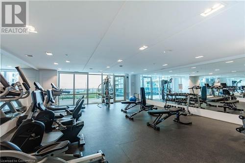 16 Concord Place Unit# 609, Grimsby, ON - Indoor Photo Showing Gym Room