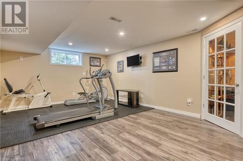 97 Unity Side Road, Seneca, ON - Indoor Photo Showing Gym Room